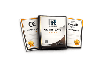 ISO 9001 quality management system certificates